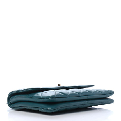 Chanel Lambskin Quilted Medium Trendy CC Flap Dark Green 4 of 11