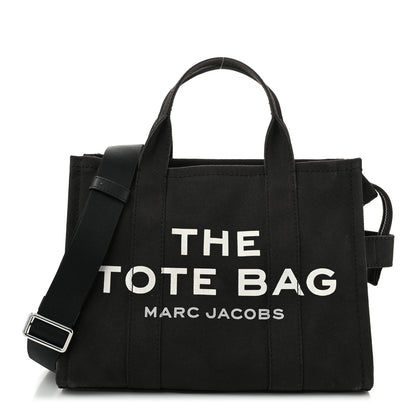 Marc Jacobs Cotton Canvas Medium The Tote Black 1 of 10