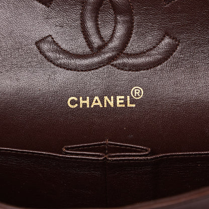 Chanel Lambskin Quilted Medium Double Flap Brown 6 of 19