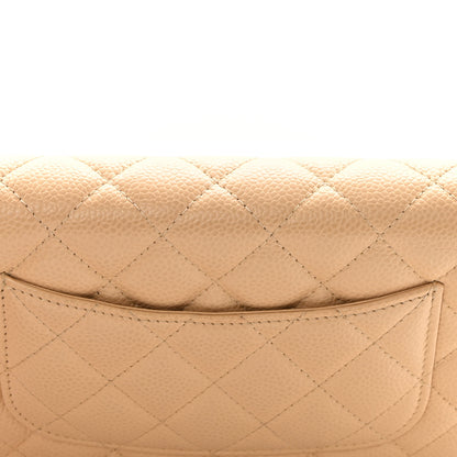Chanel Caviar Quilted Wallet On Chain WOC Beige 14 of 15