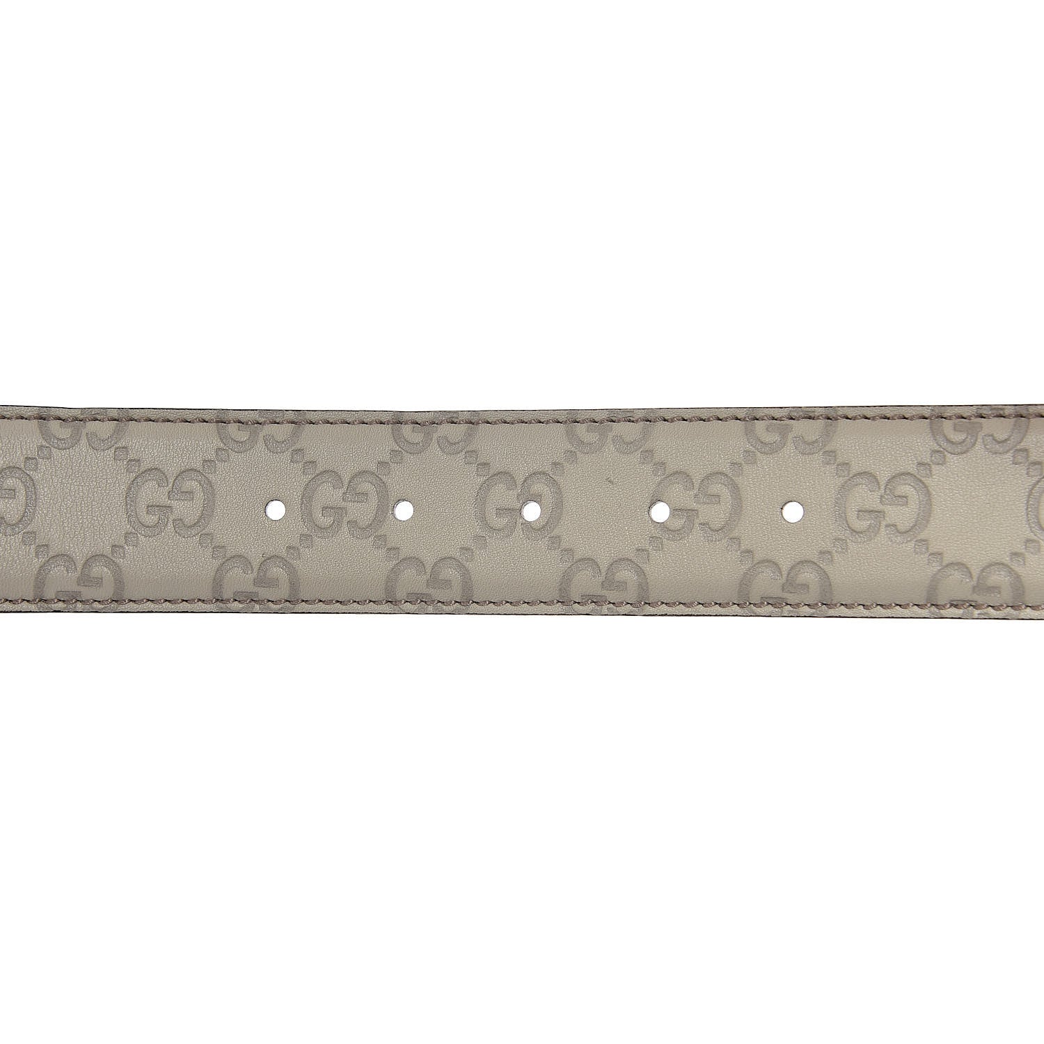 Gucci Guccissima Interlocking G Belt 70 28 Off White 5 of 6