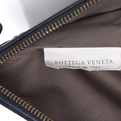 Bottega Veneta Nappa Intrecciato Flat Zip Pouch Denim 8 of 10