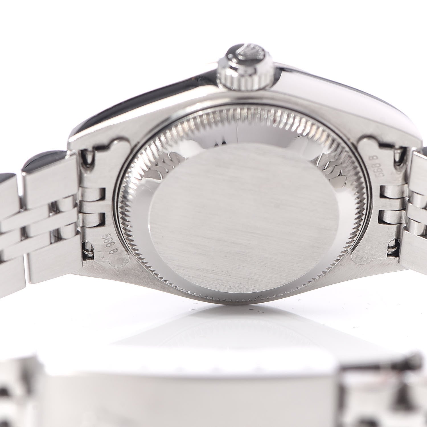Rolex Stainless Steel 26mm Oyster Perpetual Datejust Watch Pink Roman 79174 6 of 8