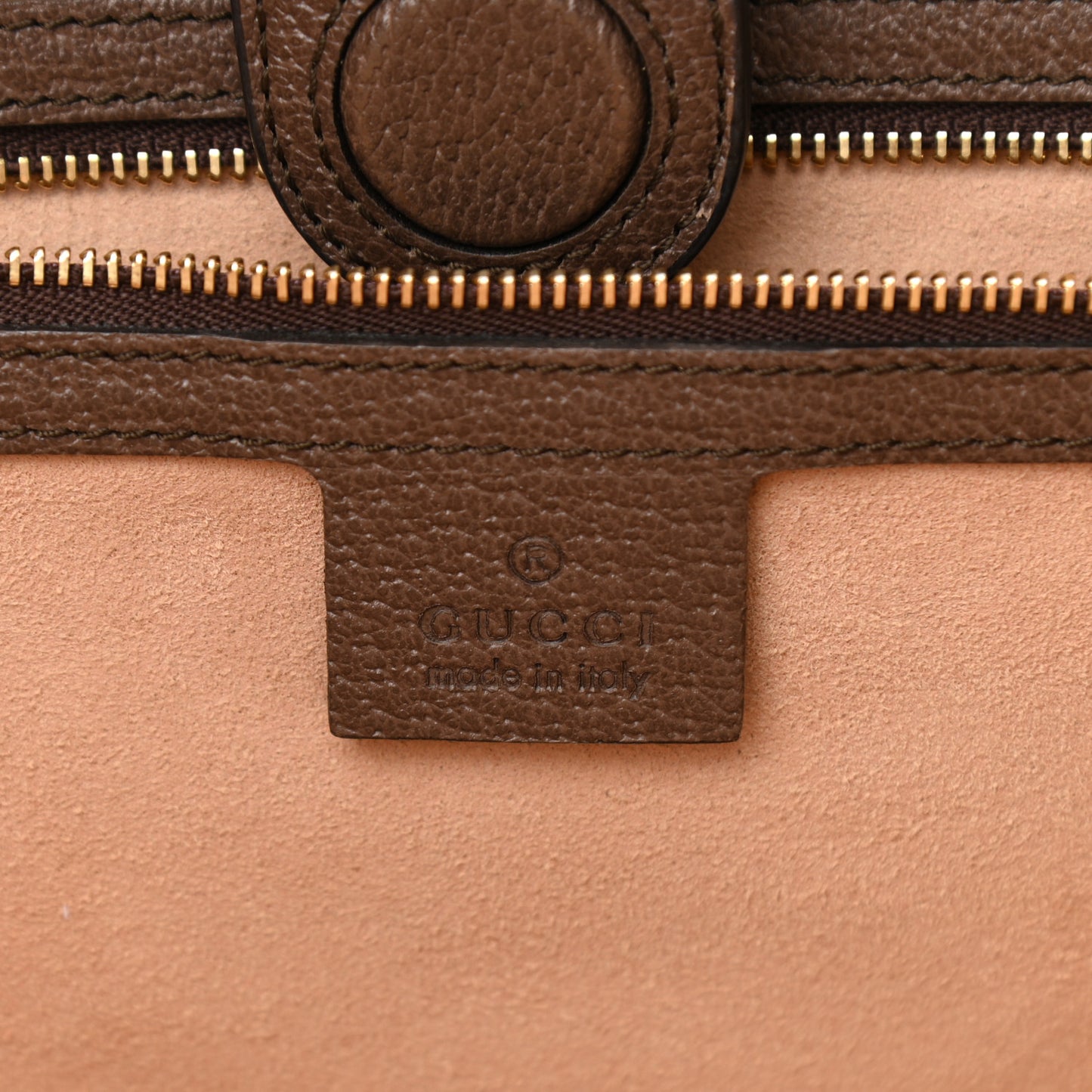 GG Supreme Monogram Textured Calfskin Web Medium Ophidia Shopping Tote Beige Ebony New Acero