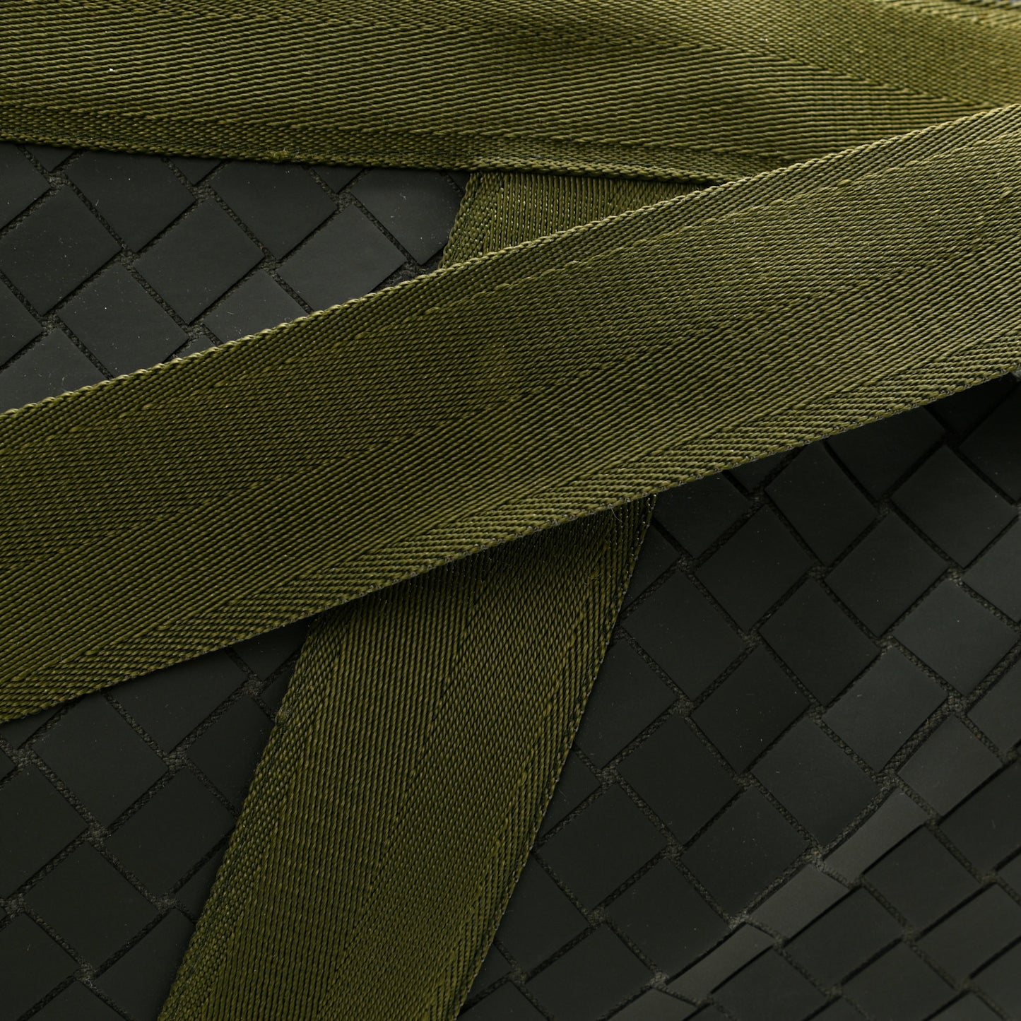 Intrecciato Rubber Canvas Duffle Bag Camping