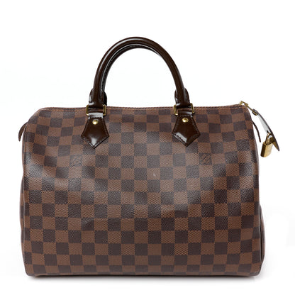 Louis Vuitton Damier Ebene Speedy 30 1 of 12