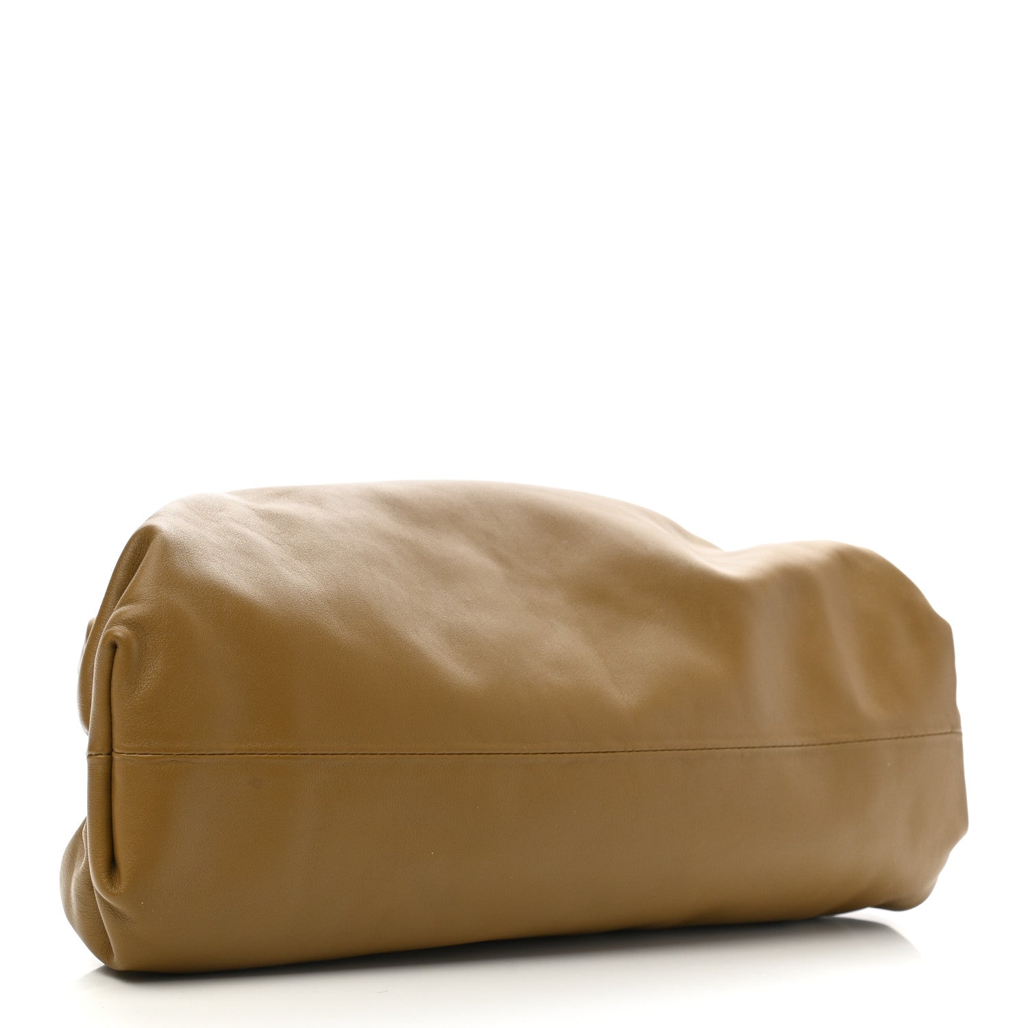 Bottega Veneta Smooth Butter Calf The Pouch Oversized Clutch Moutarde 4 of 10