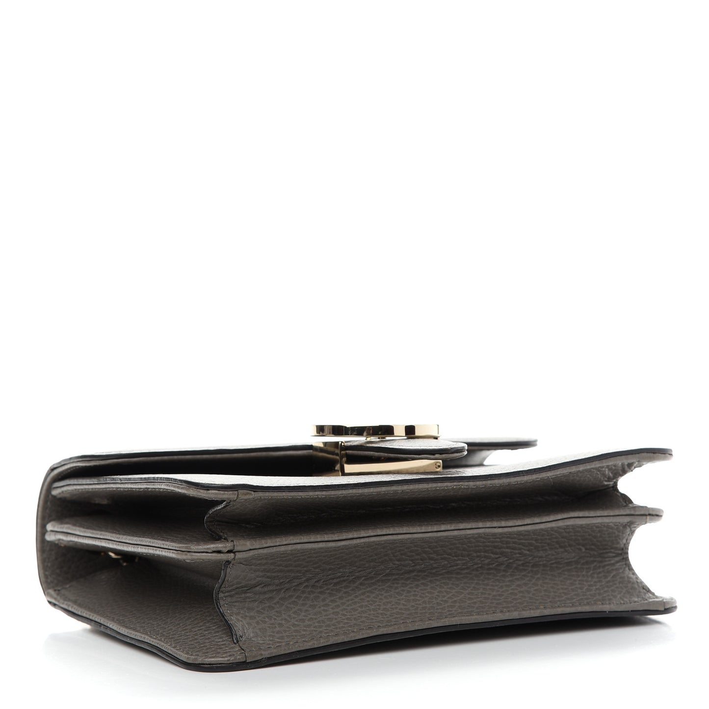 Dollar Calfskin Small Interlocking G Shoulder Bag Loess