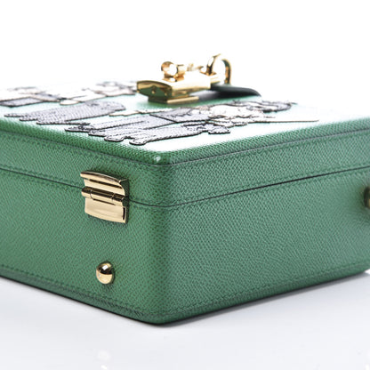 Dolce & Gabbana Dauphine Family Patch Box Bag Green 6 of 8