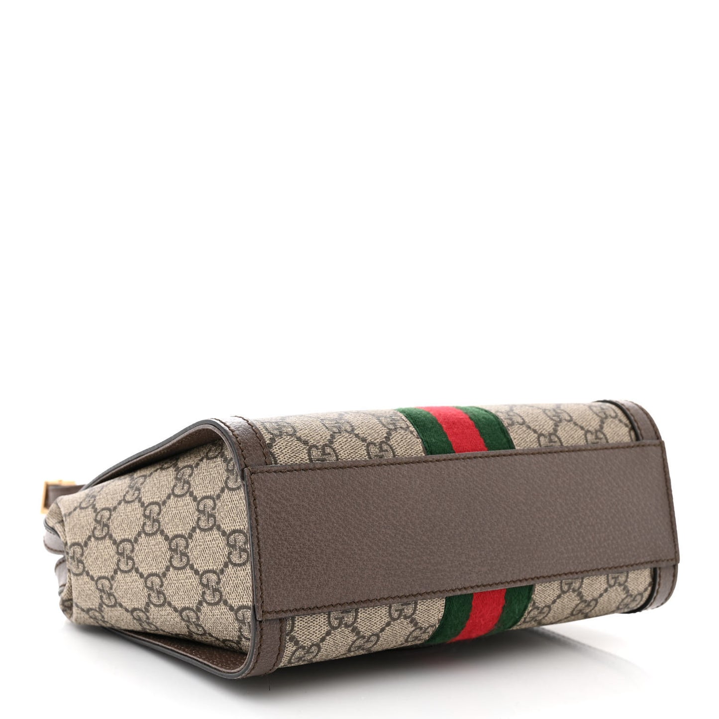 GG Supreme Monogram Small Ophidia Tote Bag Brown