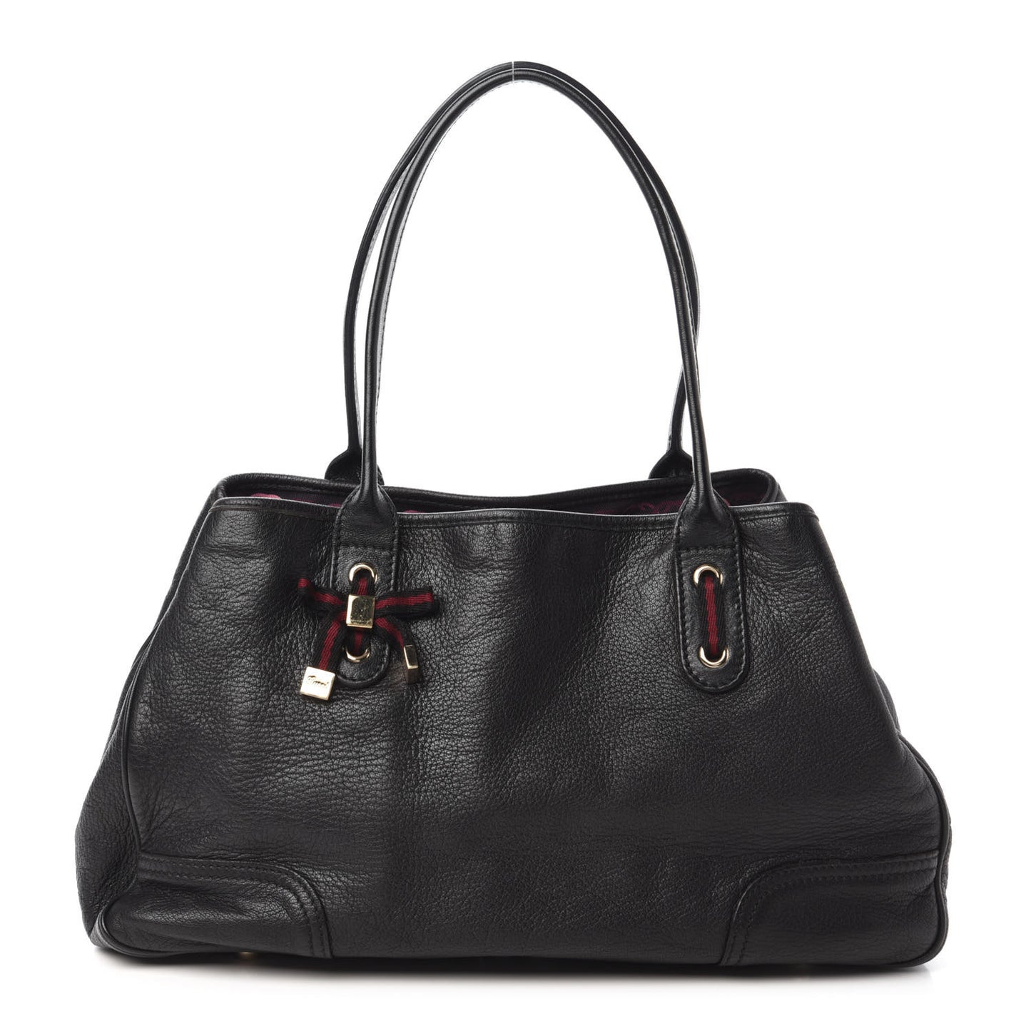 Calfskin Medium Princy Tote Black