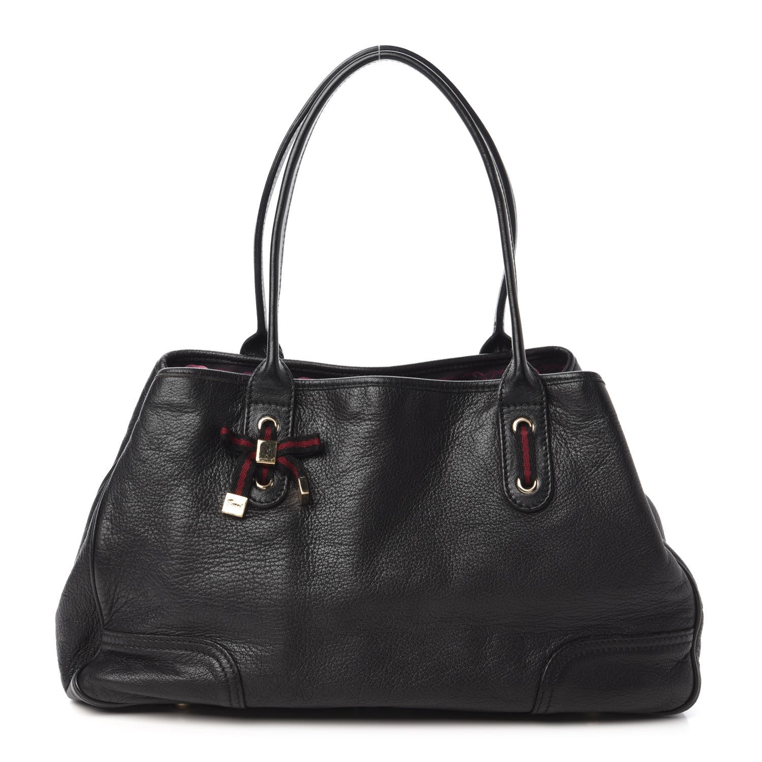 Gucci Calfskin Medium Princy Tote Black 1 of 12