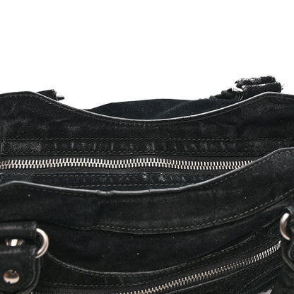 Balenciaga Baby Daim Suede Classic Hardware Town Black 13 of 19