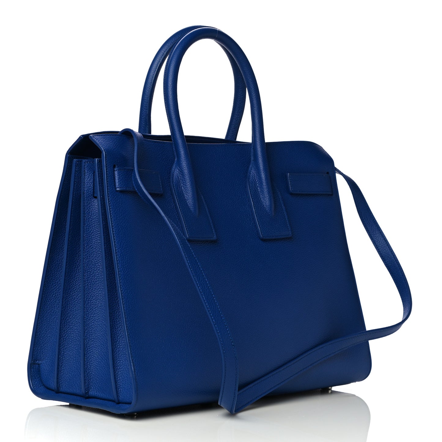 Grained Calfskin Small Sac De Jour Outremer