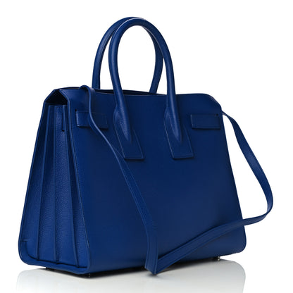 Saint Laurent Grained Calfskin Small Sac De Jour Outremer 3 of 12