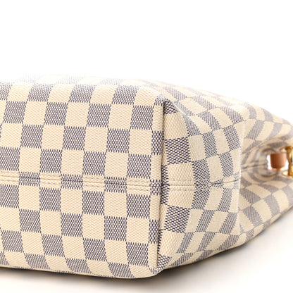 Louis Vuitton Damier Azur Graceful PM Rose Ballerine 6 of 9