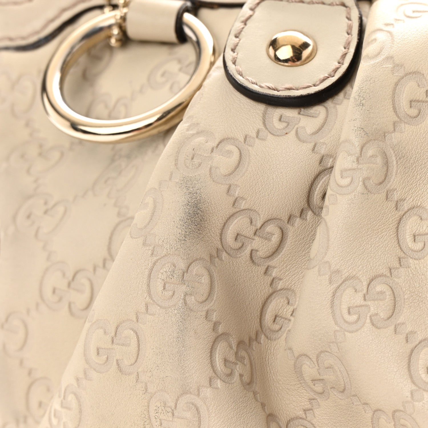 Gucci Guccissima Medium Sukey Top Handle Bag White 16 of 26