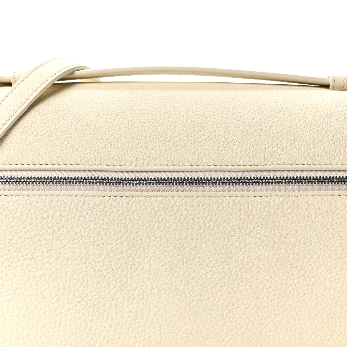 Grained Calfskin Extra Pocket L27 Whisper White