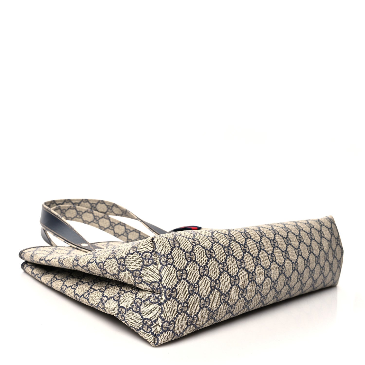 Gucci GG Plus Monogram Medium Signature Web Loop Tote Navy 4 of 9