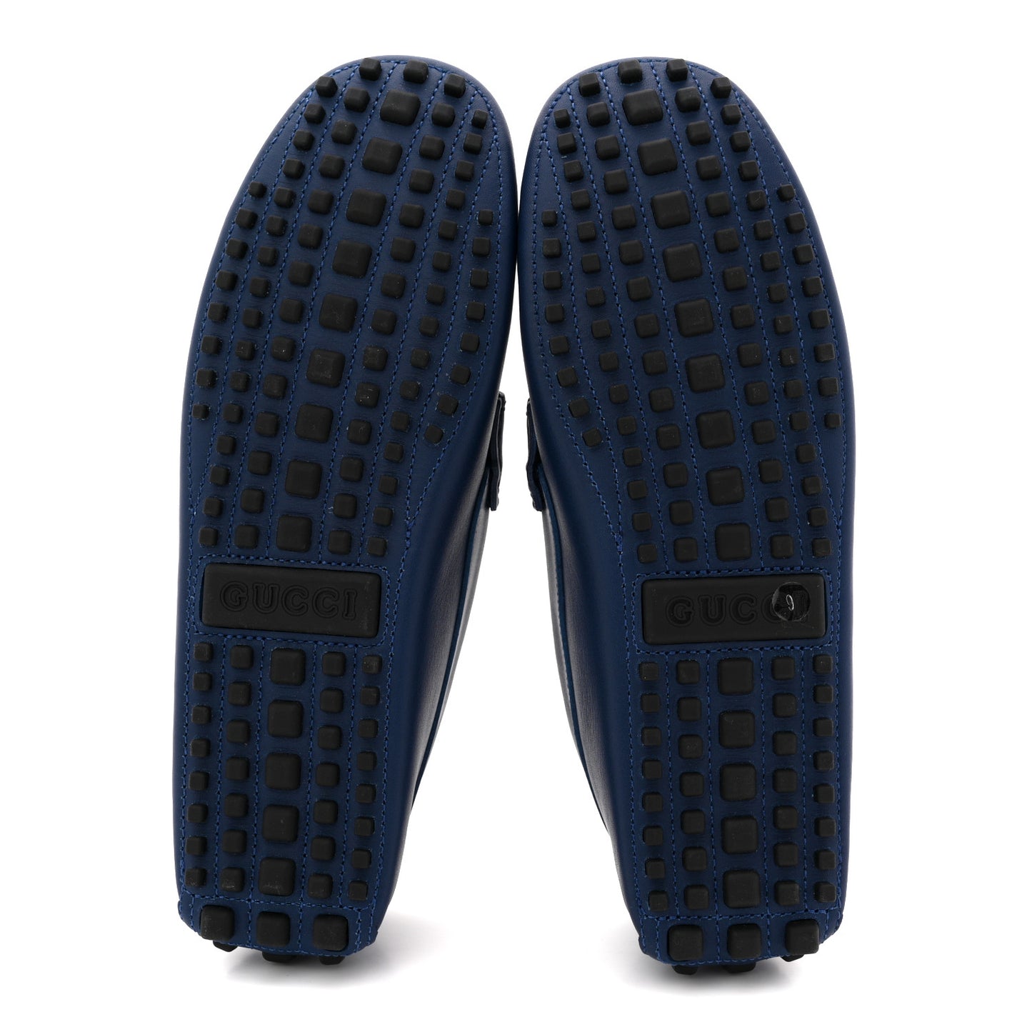 Soft Clove Calfskin GG Supreme Monogram Mens Interlocking G Driver Loafers 9 Royale