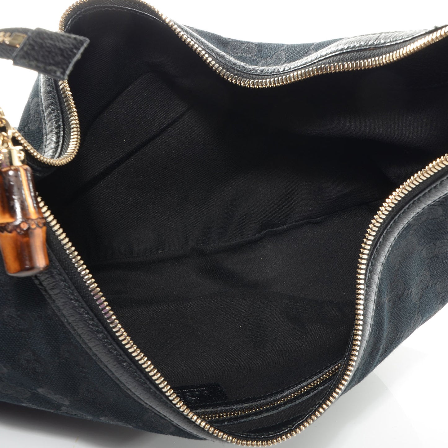 Monogram Bamboo Ring Hobo Black