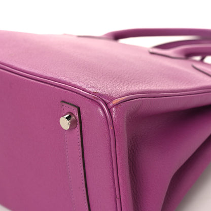 Hermes Chevre Mysore Birkin 30 Cyclamen 12 of 17
