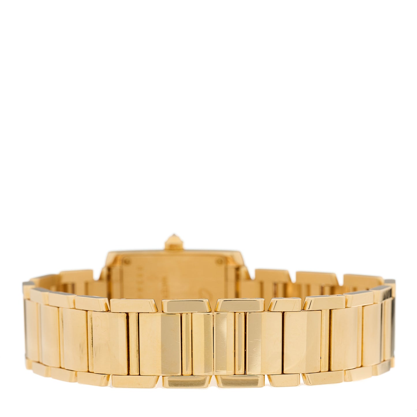 18K Yellow Gold Diamond 20mm Tank Francaise Quartz Watch