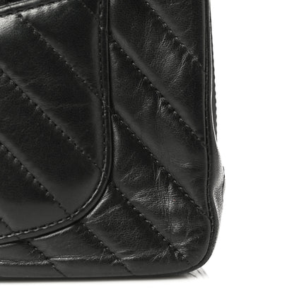 Chanel Lambskin Chevron Quilted Mini Rectangular Flap So Black 27 of 29