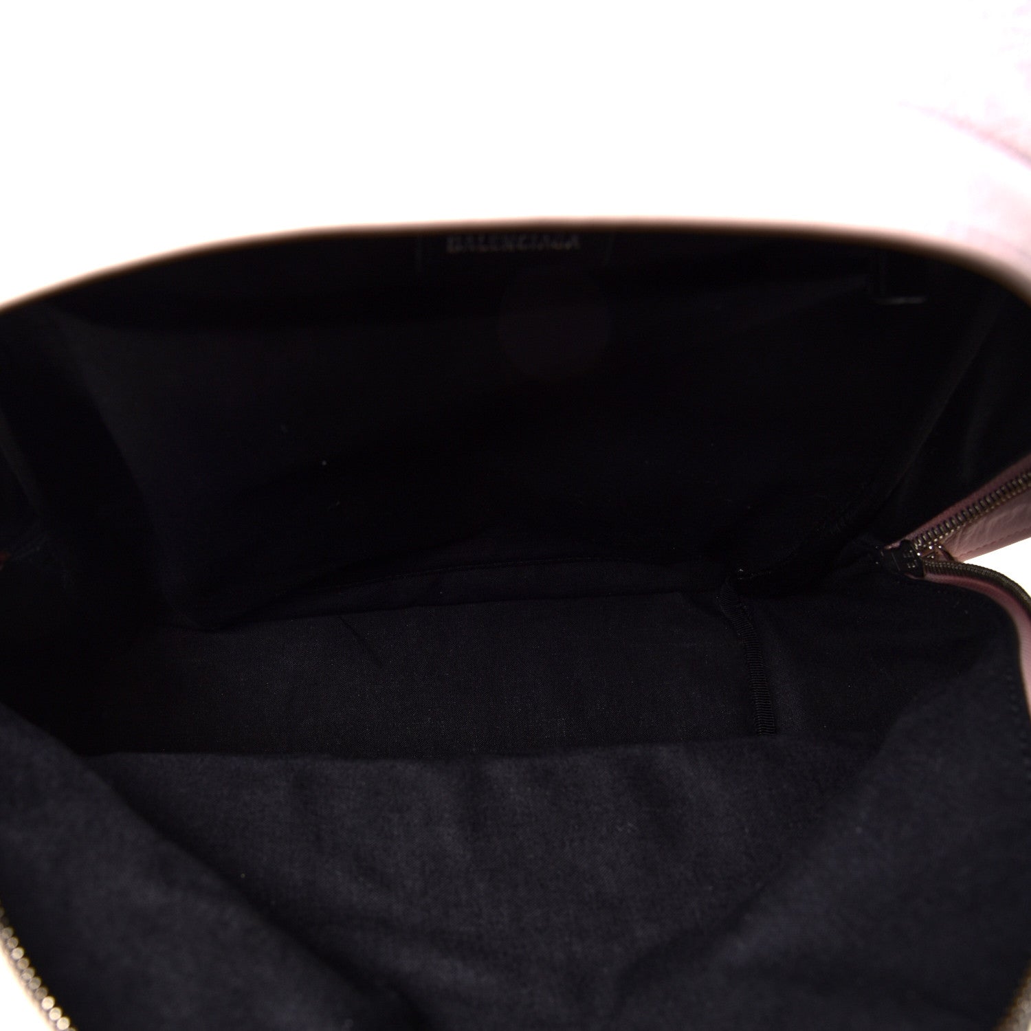 Balenciaga Smooth Calfskin Logo Small Everyday Backpack Light Rose Black 4 of 4