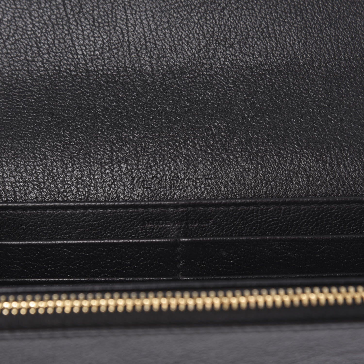 Saint Laurent Chevre Belle De Jour Flap Wallet Black 6 of 7