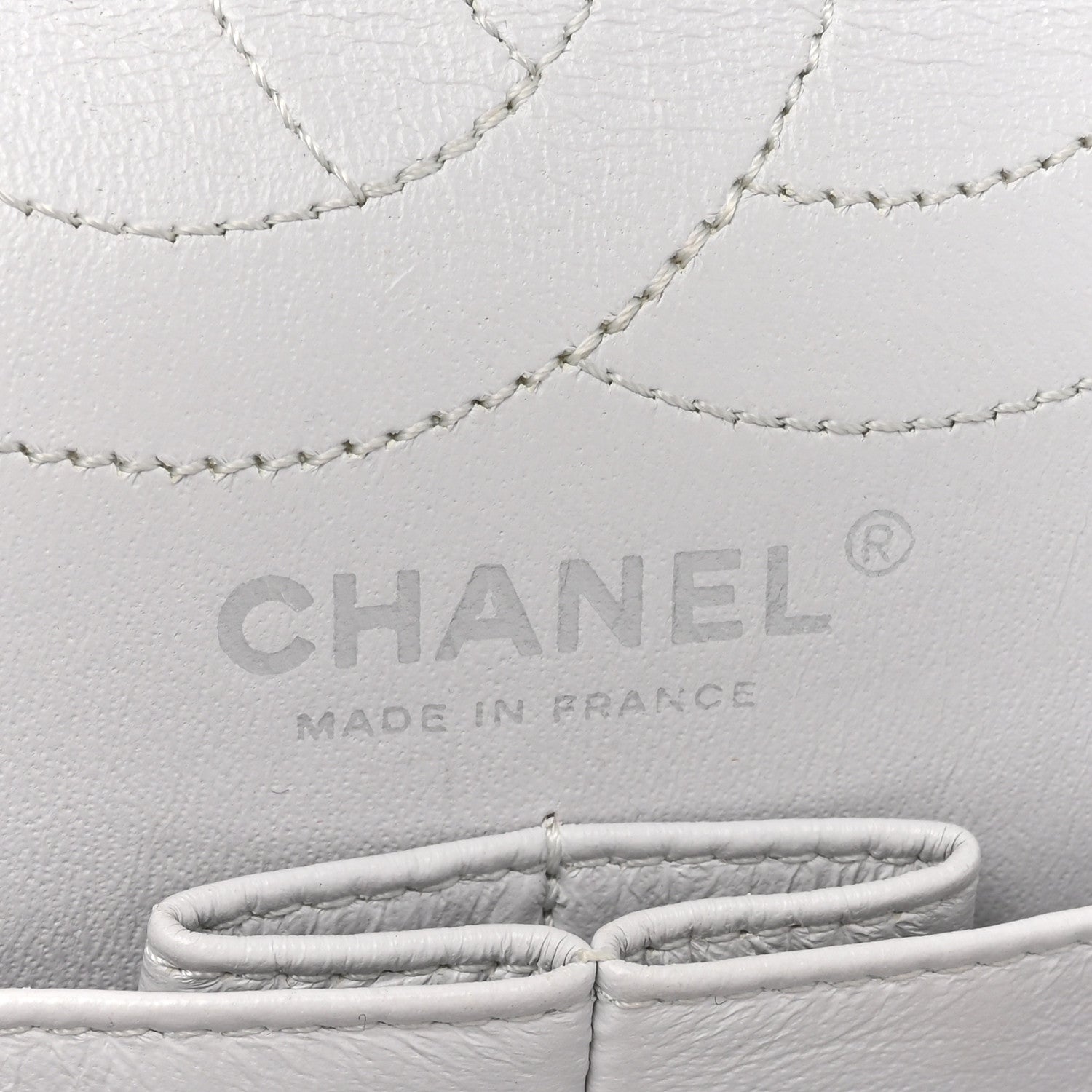 Chanel Aged Calfskin Quilted 2.55 Reissue 226 Flap White 6 of 15