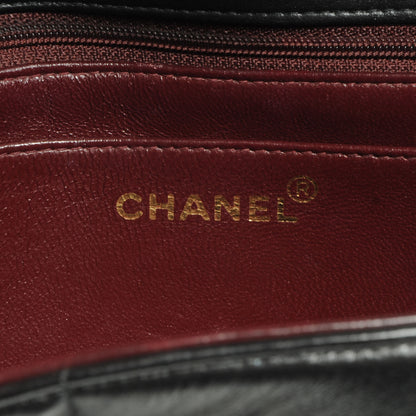 Chanel Lambskin Vertical Quilt Jumbo Flap Black 6 of 10