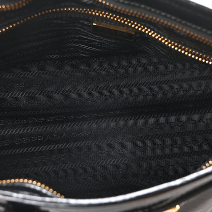 Prada Shiny Nappa Medium Shoulder Bag Black 5 of 10