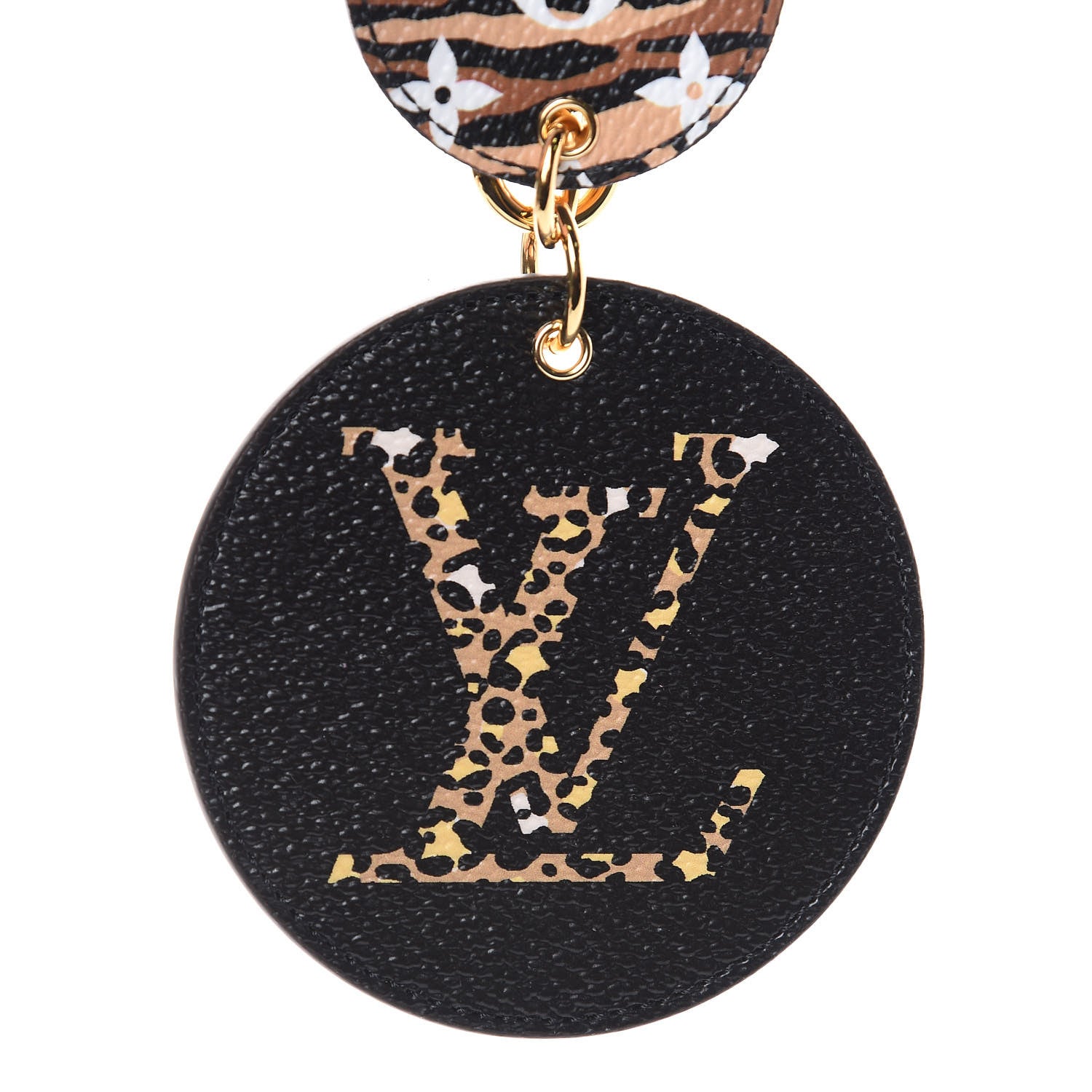 Louis Vuitton Monogram Giant Jungle Bag Charm Key Holder Black 5 of 6