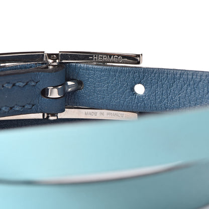 Hermes Swift Behapi Double Tour Bracelet S Bleu Atoll Colvert 5 of 6