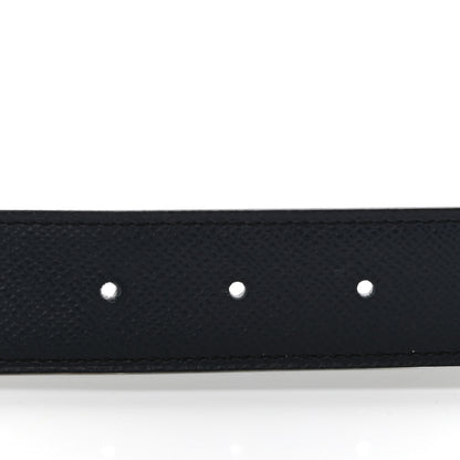 Hermes Epsom 32mm Belt Strap 85 Black White 4 of 6