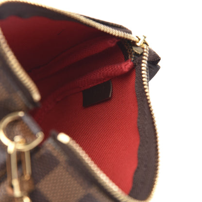 Louis Vuitton Damier Ebene Mini Pochette Accessories 6 of 9