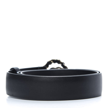 Chanel Calfskin CC Chain Belt 75 30 Black 2 of 7