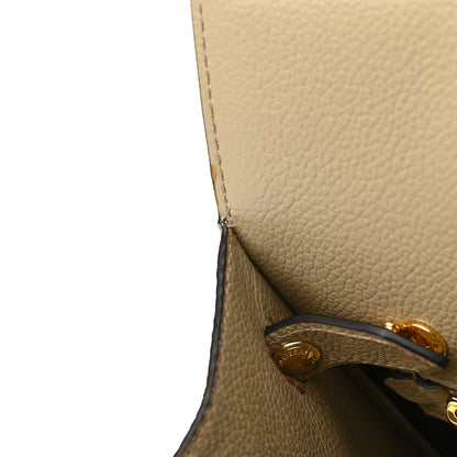 Burberry Grainy Calfskin Small Title Bag Light Beige 9 of 9