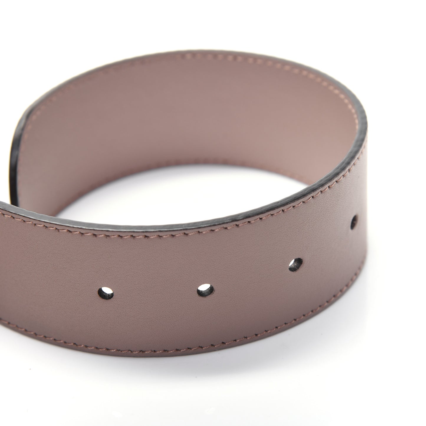 Calfskin Double G 40mm Belt 85 34 Porcelain Rose
