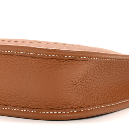 Hermes Taurillon Clemence Evelyne TPM Gold 10 of 11
