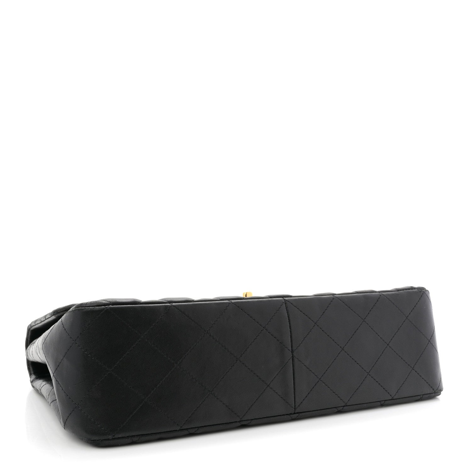 Chanel Lambskin Quilted Jumbo Single Flap Black 4 of 12