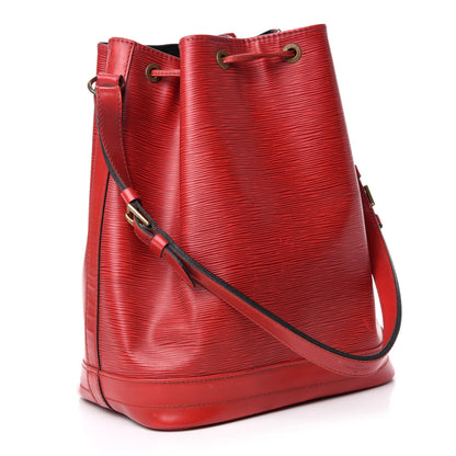 Louis Vuitton Epi Noe Castillan Red 3 of 14