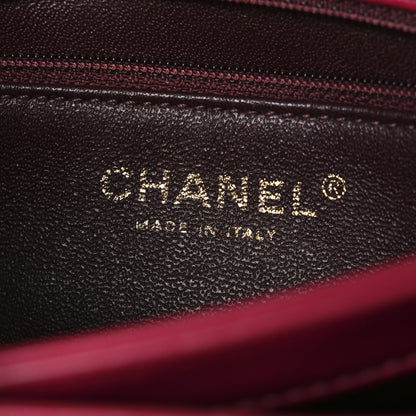 Chanel Lambskin Quilted Small Trendy CC Flap Dual Handle Bag Dark Pink 6 of 10