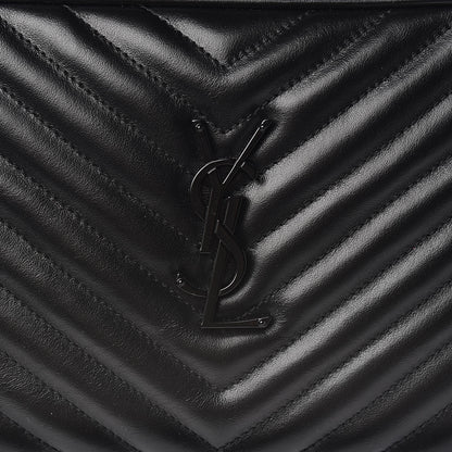 Saint Laurent Calfskin Matelasse Monogram Lou Camera Bag Black 10 of 10