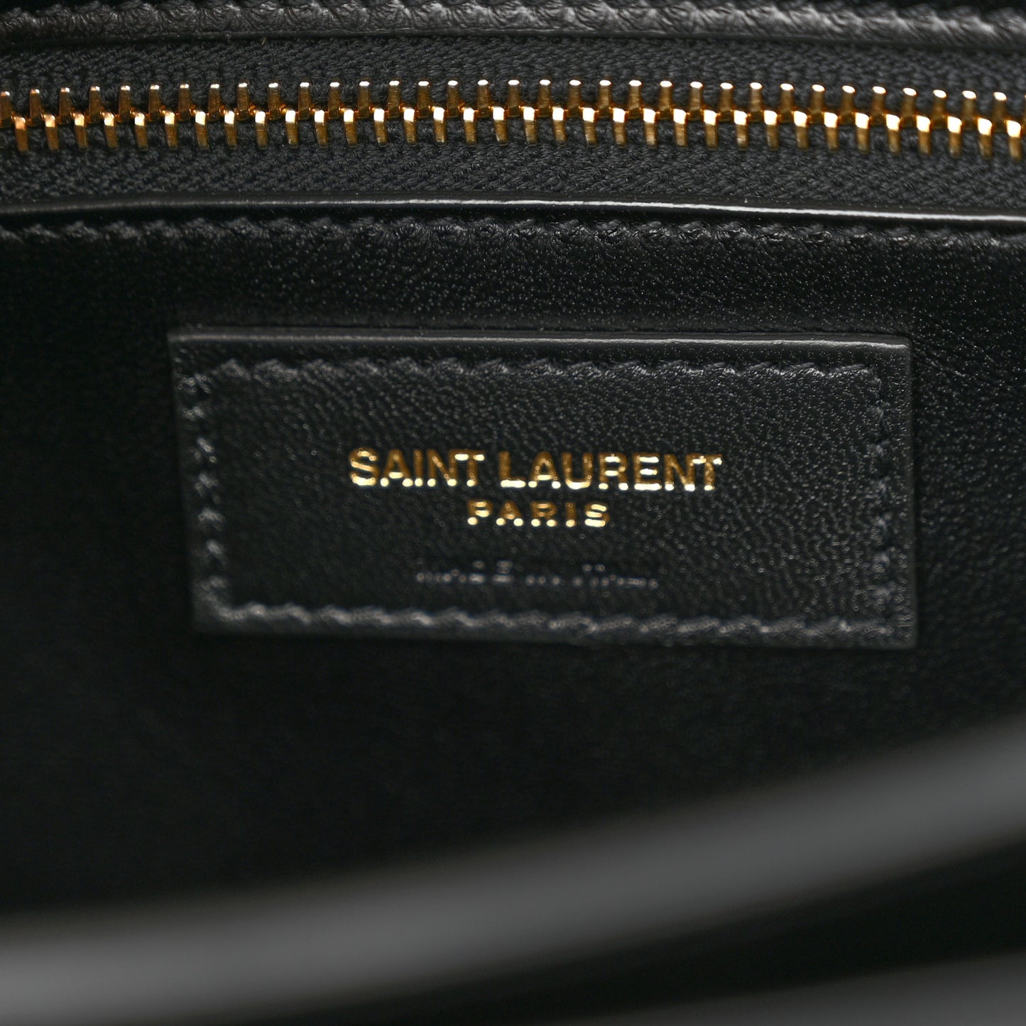 Calfskin Crocodile Embossed Gaby Satchel Black