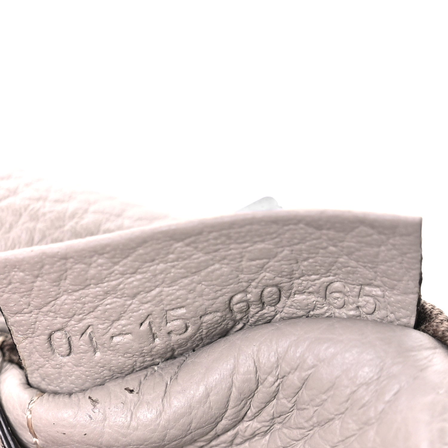 Chloe Grained Calfskin Small Marcie Saddle Bag Cashmere Grey 8 of 12