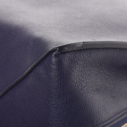 Balenciaga Calfskin Papier A4 Zip Around Plate Tote Bleu Indigo 10 of 12