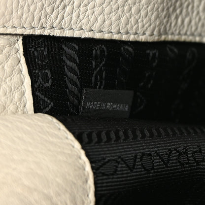 Prada Vitello Daino Crossbody Flap White 7 of 17