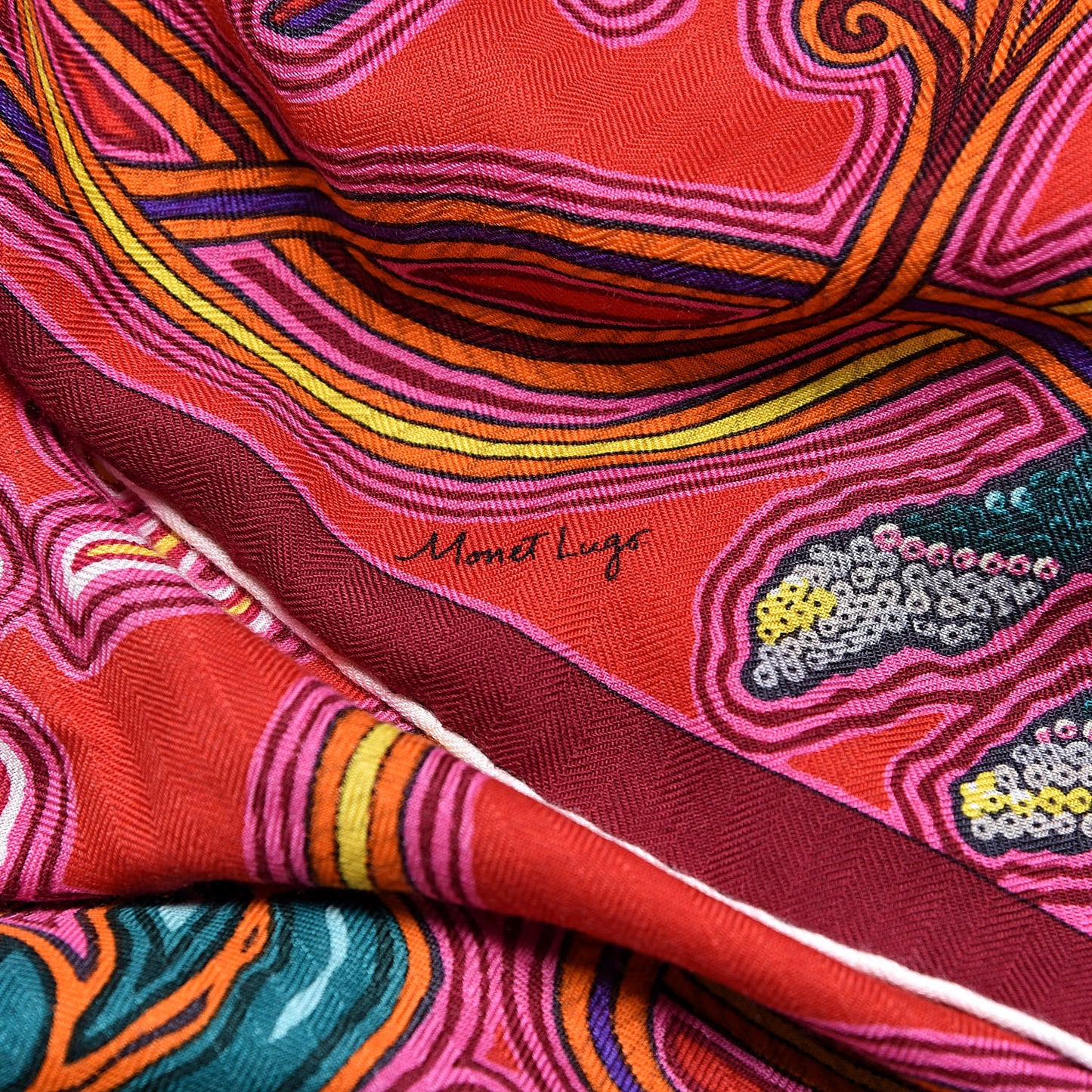 Cashmere Silk L'Arbre Du Vent Shawl 140